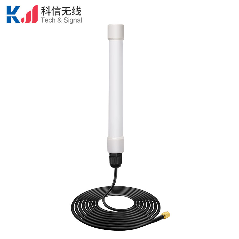 出线式白色玻璃钢天线
