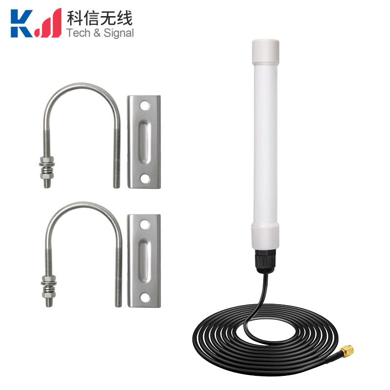 出线式白色玻璃钢天线