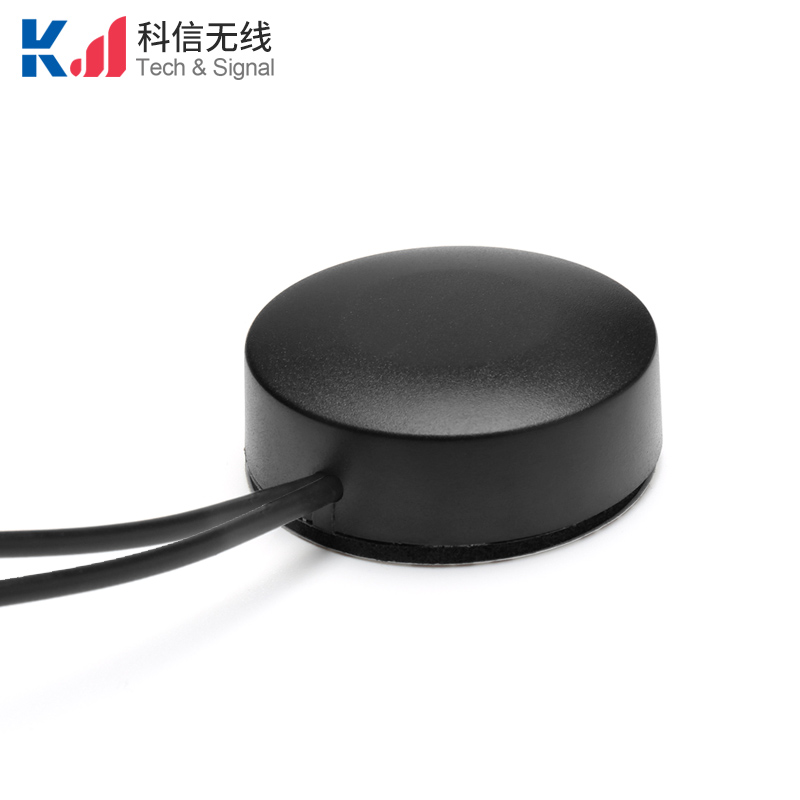 圆形款4G+GPS二合一组合天线（侧边出线结构）