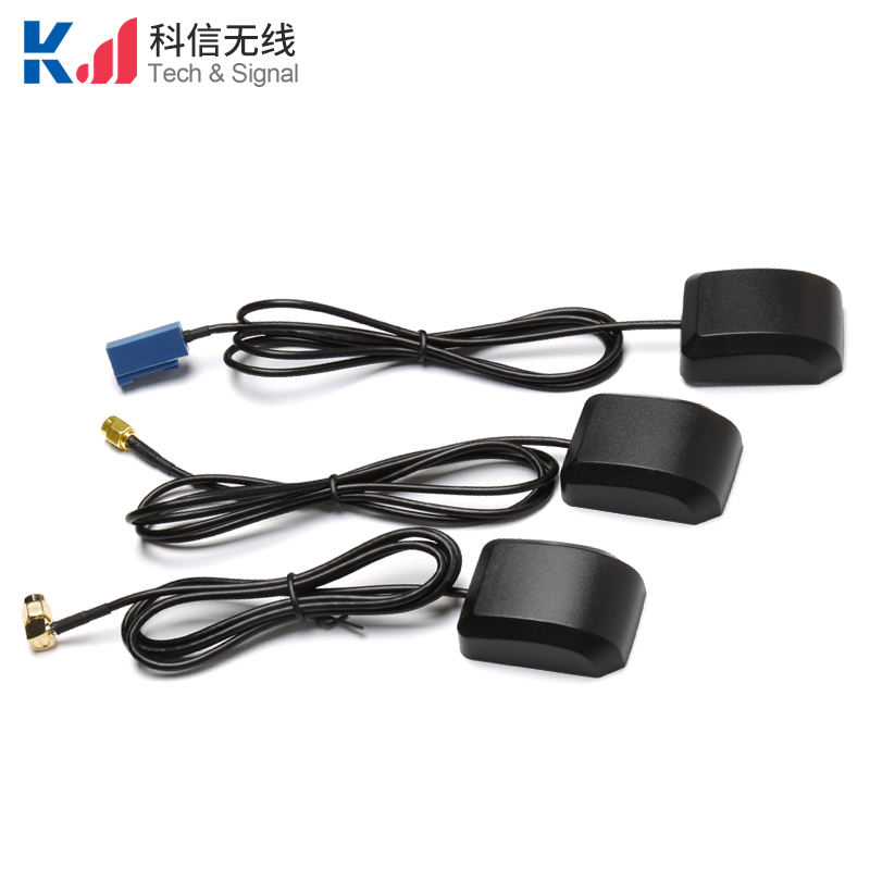 鼠标款BD+GPS+GLONASS三模共用定位天线28dbi高增益二级放大带滤波