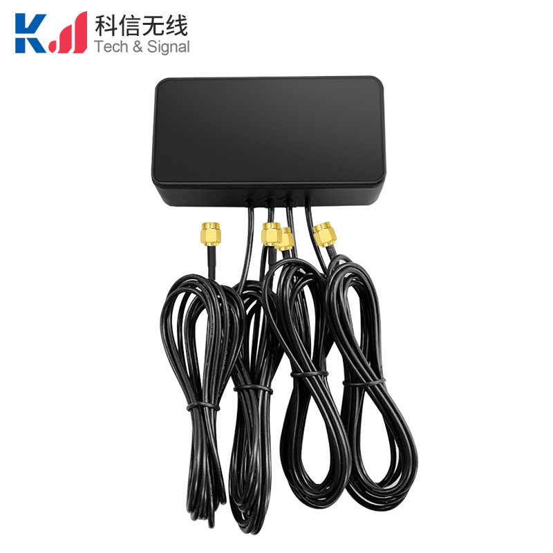 方形款4G+4G+4G+GPS四合一组合天线
