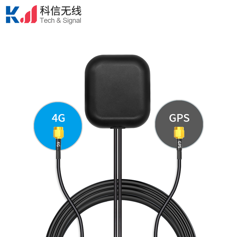 K9光面方形款4G+GPS二合一组合天线