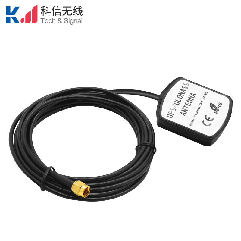 梯形款GPS+GLONASS双模定位天线