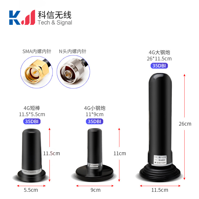 4G全频段高增益强磁大吸盘天线