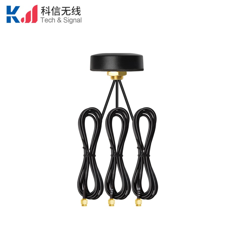 圆形款4G+WIFI+GPS三合一组合天线（中间出线结构）